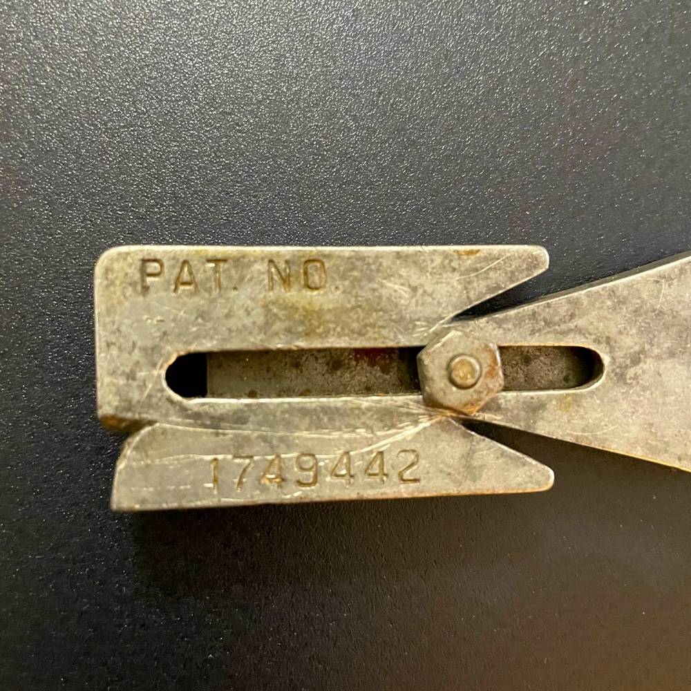 Antique knife sharpener